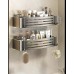 2pcs Aluminum Bathroom Shelves – Stylish, Durable & Space-Saving Storage 2pcs Aluminum Bathroom Shelves – Stylish, Durable & Space-Saving Storage