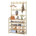 5-Layer Metallic Mesh Shoe and Hat Rack – Stylish, Spacious & Durable Storage Solution
