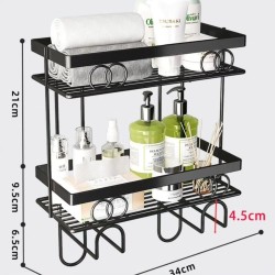 2-Tier Over-the-Toilet Rack