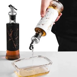 Marble Oil & Vinegar Bottle