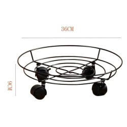 Heavy Duty Metallic Gas Cylinder Movable Trolley with Wheels – Movable & Durable Gas Cylinder Stand