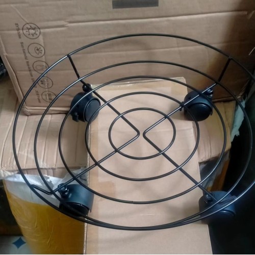 Heavy Duty Metallic Gas Cylinder Movable Trolley with Wheels – Movable & Durable Gas Cylinder Stand