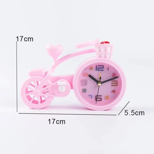 Stylish Bicycle Alarm Clock – Vintage-Inspired Decorative Timepiece for Home & Office