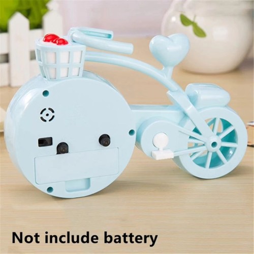 Stylish Bicycle Alarm Clock – Vintage-Inspired Decorative Timepiece for Home & Office