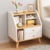 Modern Bedside Table with Compartments and Two Drawers – Elegant Nightstand for Organized Bedrooms