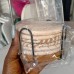 Handmade Rattan Coasters with Metallic Holder – 8-Piece Braided Wicker Set
