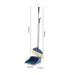 Elegant Standing Dust Broom with Dust Pan Set – Effortless Cleaning Made Simple