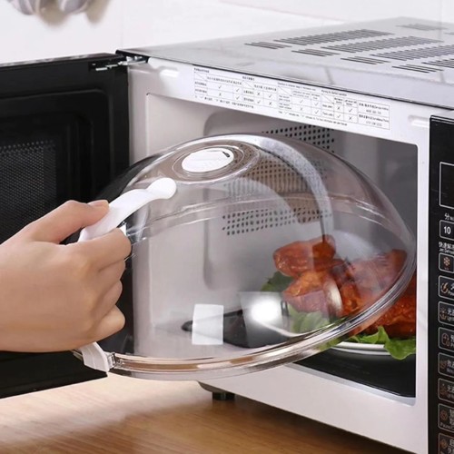 Acrylic Heat Resistant Microwave Cover – Durable 200°C Food Protector for Splatter-Free Heating