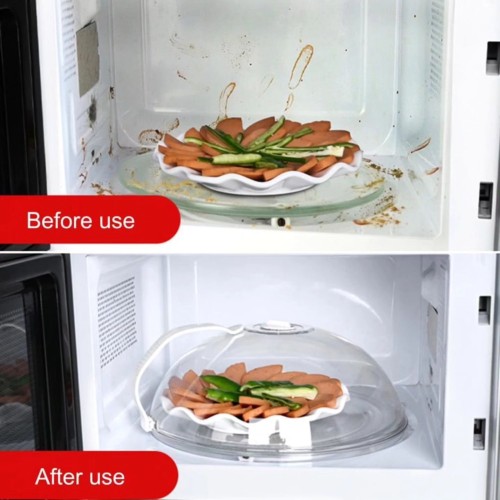 Acrylic Heat Resistant Microwave Cover – Durable 200°C Food Protector for Splatter-Free Heating Acrylic Heat Resistant Microwave Cover – Durable 200°C Food Protector for Splatter-Free Heating