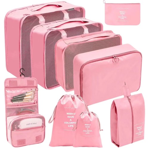 9-Piece Luggage Travel Organizers for Suitcase
