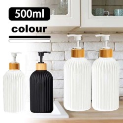 Non-Breakable Soap Dispensers – Durable 500ml Refillable Bottles for Bathroom & Kitchen