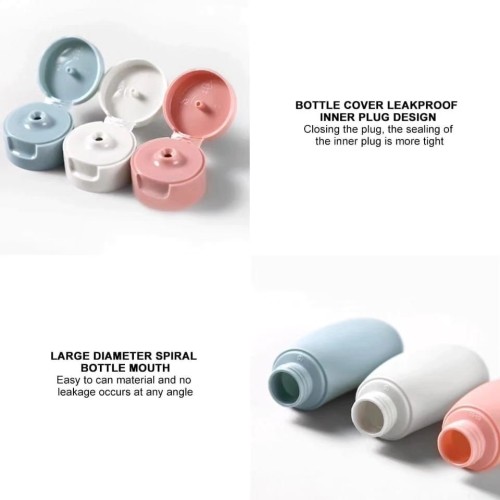 3-Piece Travel Lotion/Shampoo/Shower Gel Bottle Set
