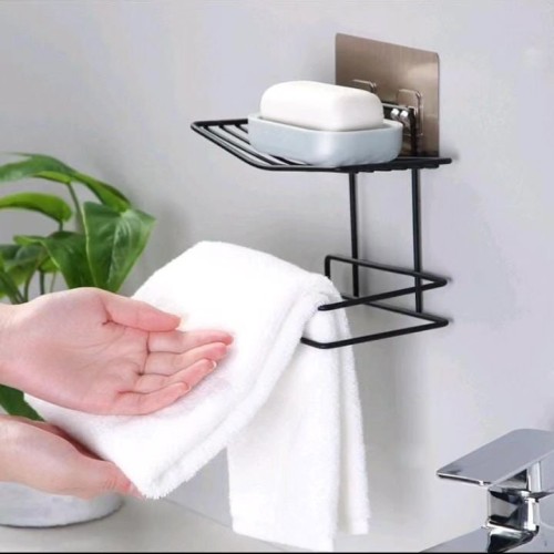 Wall-Mounted Wrought Iron Tissue Holder – Elegant Decorative Tissue Storage Rack