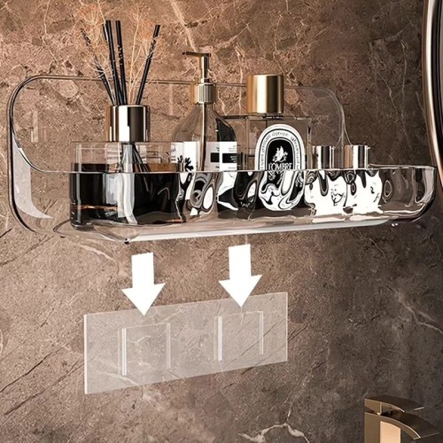 Acrylic Wall-Mounted Shelf