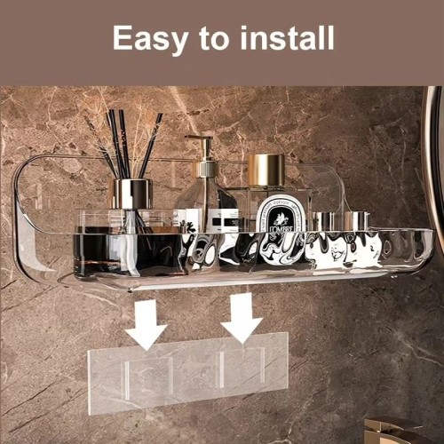Acrylic Wall-Mounted Shelf