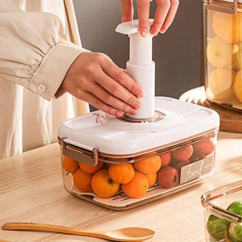 2pcs Food Vacuum Storage Containers 2pcs Food Vacuum Storage Containers
