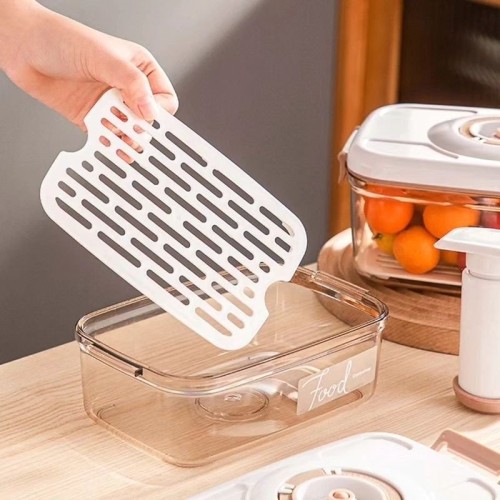 2pcs Food Vacuum Storage Containers 2pcs Food Vacuum Storage Containers