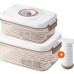 2pcs Food Vacuum Storage Containers 2pcs Food Vacuum Storage Containers