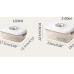 2pcs Food Vacuum Storage Containers 2pcs Food Vacuum Storage Containers