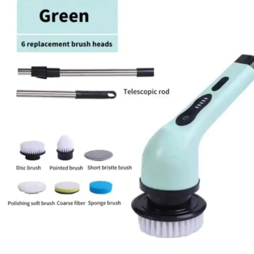 Rechargeable 6-in-1 Spin Scrubber Brush Rechargeable 6-in-1 Spin Scrubber Brush