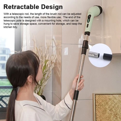Rechargeable 6-in-1 Spin Scrubber Brush Rechargeable 6-in-1 Spin Scrubber Brush