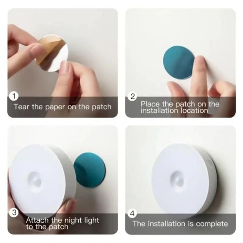 Motion Sensor Night Light with Magnetic Sticker Motion Sensor Night Light with Magnetic Sticker
