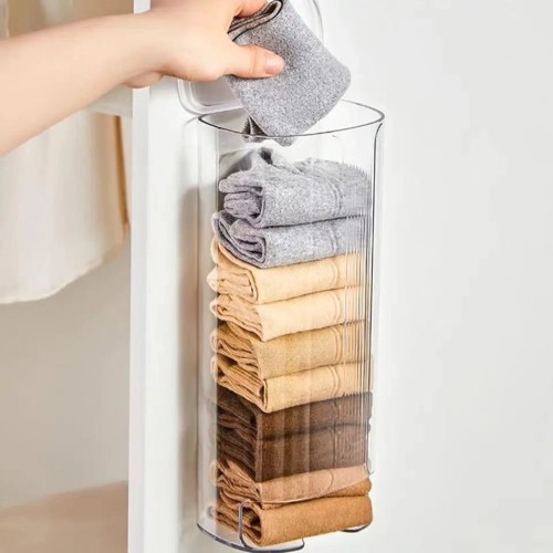 Large Capacity Wall-Mounted Dustproof Storage Box with Clear Visible Hollow Bottom Large Capacity Wall-Mounted Dustproof Storage Box with Clear Visible Hollow Bottom