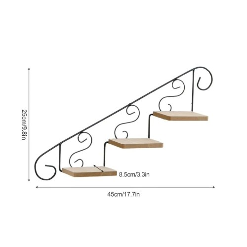 Staircase Wall Hanging Flower Shelf