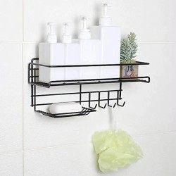 Heavy Duty Rectangular Self-Adhesive Bathroom Rack Heavy Duty Rectangular Self-Adhesive Bathroom Rack