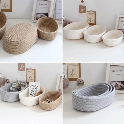 Cotton Rope Storage Hamper