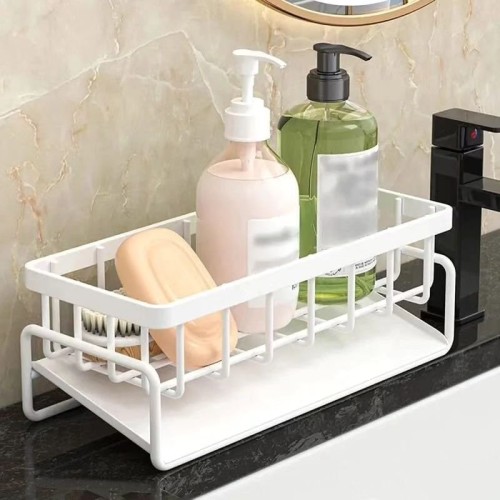 Sink Caddy with Water Draining Tray Sink Caddy with Water Draining Tray
