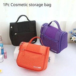 Portable Waterproof Hanging Storage Bag – Travel Cosmetic & Toiletry Organizer with Hook