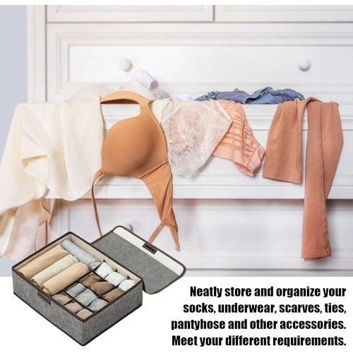 13-Grid Foldable Undergarment Organizer 13-Grid Foldable Undergarment Organizer