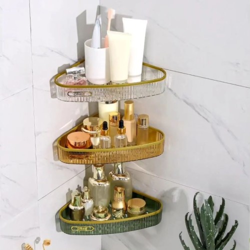 Elegant Acrylic Fancy Bathroom Shelf