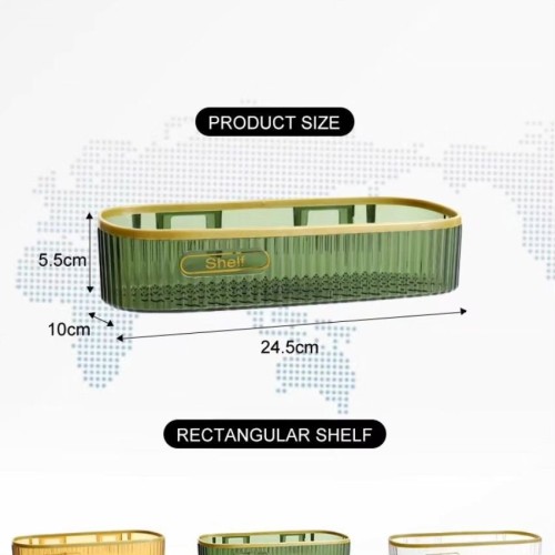 Elegant Acrylic Fancy Bathroom Shelf