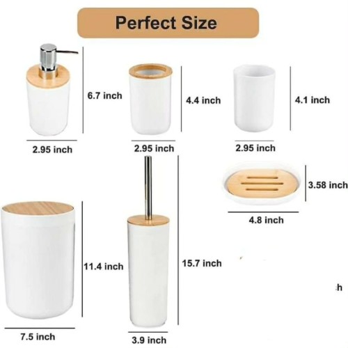 6-Piece Bathroom Set
