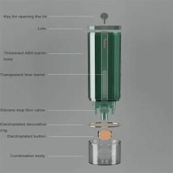 450ml Manual Wall-Mounted Sanitizer/Soap Holder