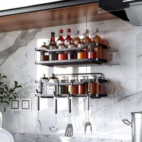 2-Piece Shower Caddy Shelf/Bathroom Organizer Set