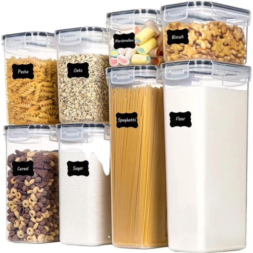 8 pcs Food/Pantry Storage Containers 8 pcs Food/Pantry Storage Containers