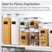 8 pcs Food/Pantry Storage Containers 8 pcs Food/Pantry Storage Containers