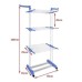 Portable/Movable Cloth Drying Rack Portable/Movable Cloth Drying Rack