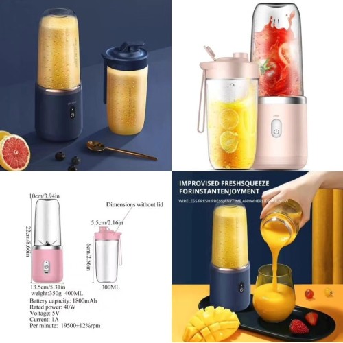 Rechargeable 2 in 1 Portable Blender