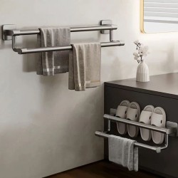 Double Towel Rack Double Towel Rack