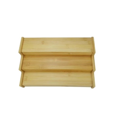 Expandable Wooden 3-Tier Rack