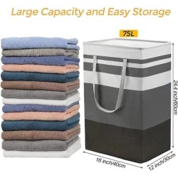Foldable Canvas Laundry Basket