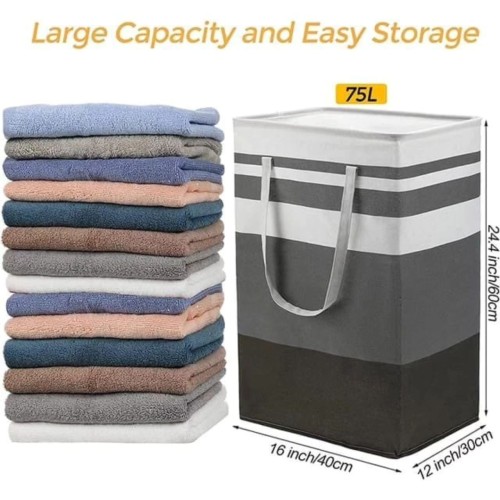 Foldable Canvas Laundry Basket