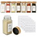 12 PCS Premium Thick Glass Storage Jars with Bamboo Lid