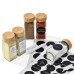 12 PCS Premium Thick Glass Storage Jars with Bamboo Lid