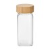 12 PCS Premium Thick Glass Storage Jars with Bamboo Lid
