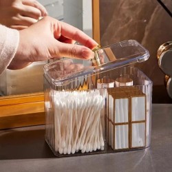 Acrylic Cotton Swab Storage Box